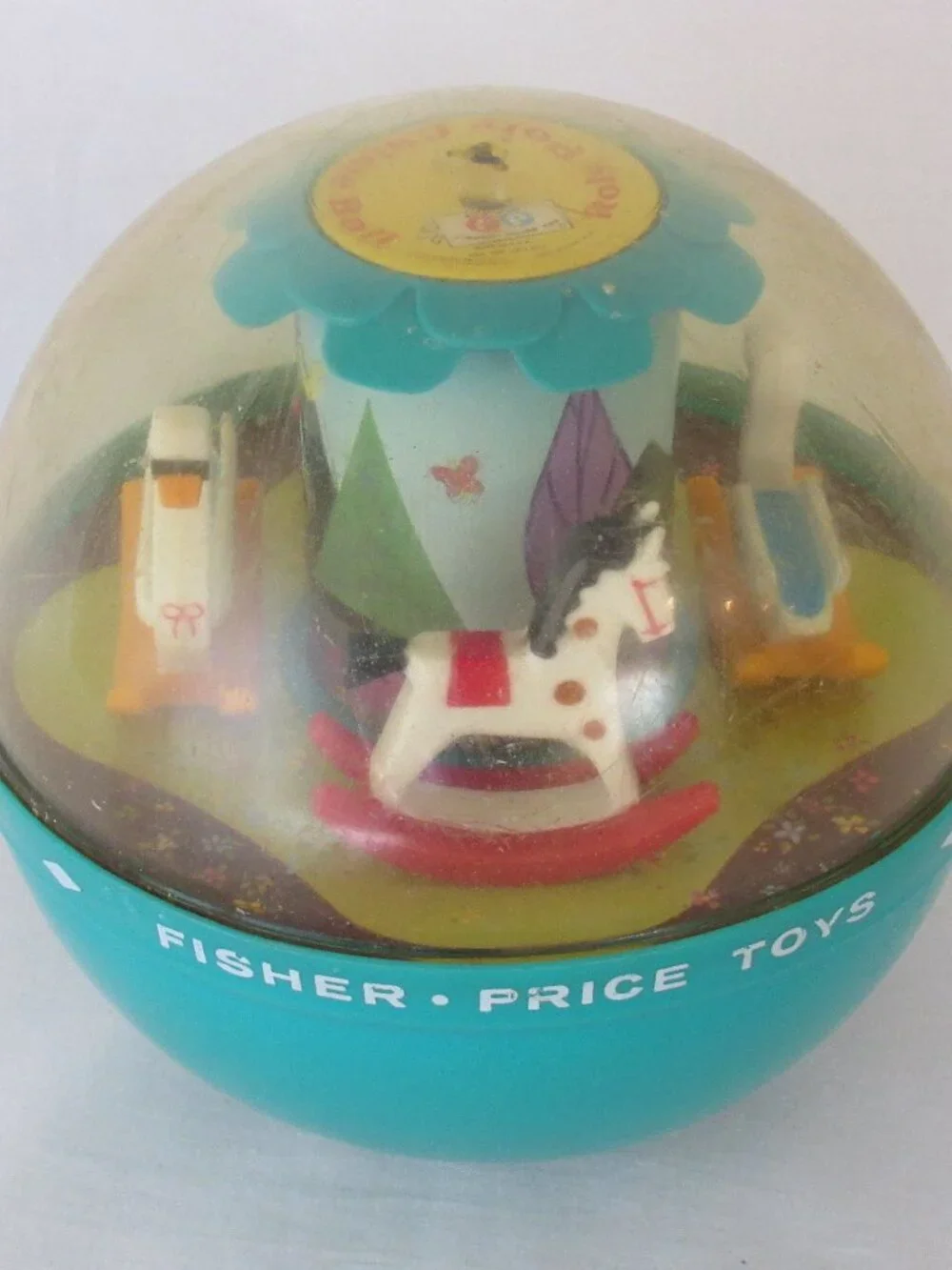 Fisher Price Vintage ROLY POLY CHIME BELL #165